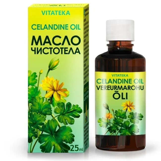 Celandine oil, 25 ml