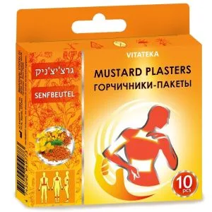 Mustard plasters, 10 pcs