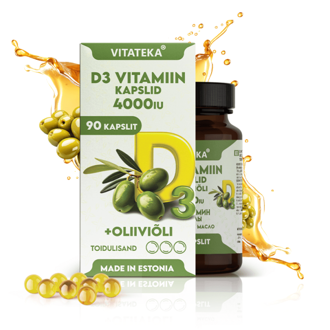 Vitamin D3 capsules 4000 IU N90