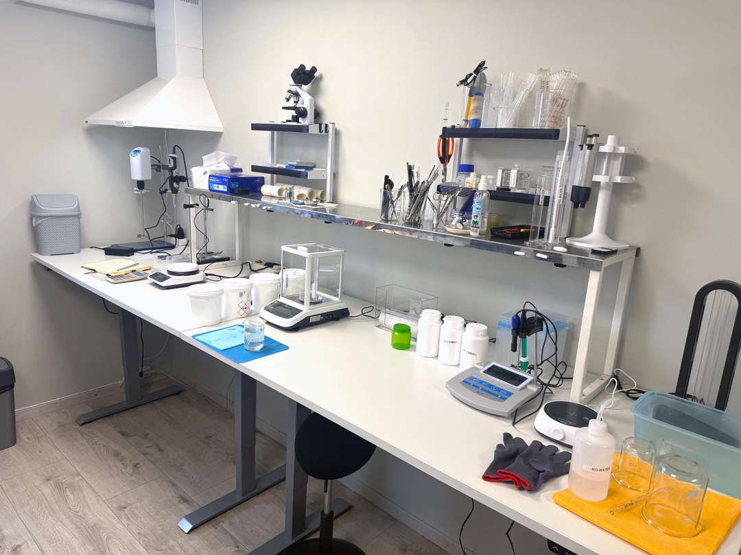 Sample preparation in the FITONORDIC LAB laboratory