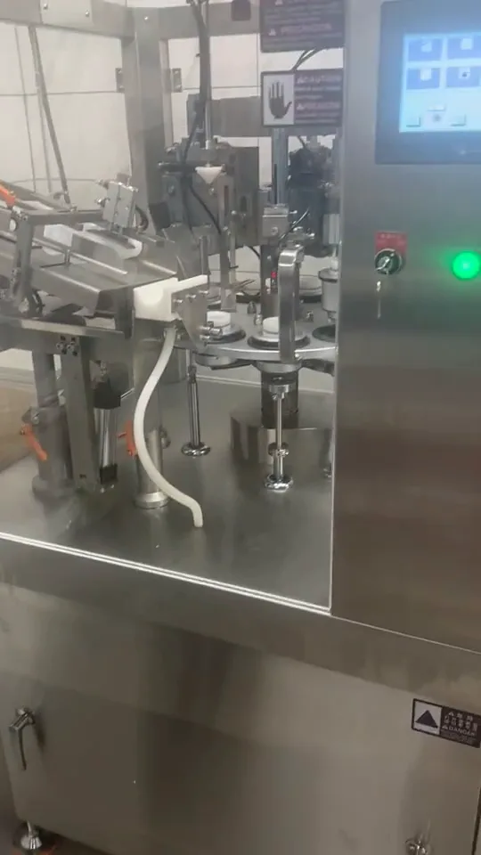 Equipment on the bottle filling and capping line